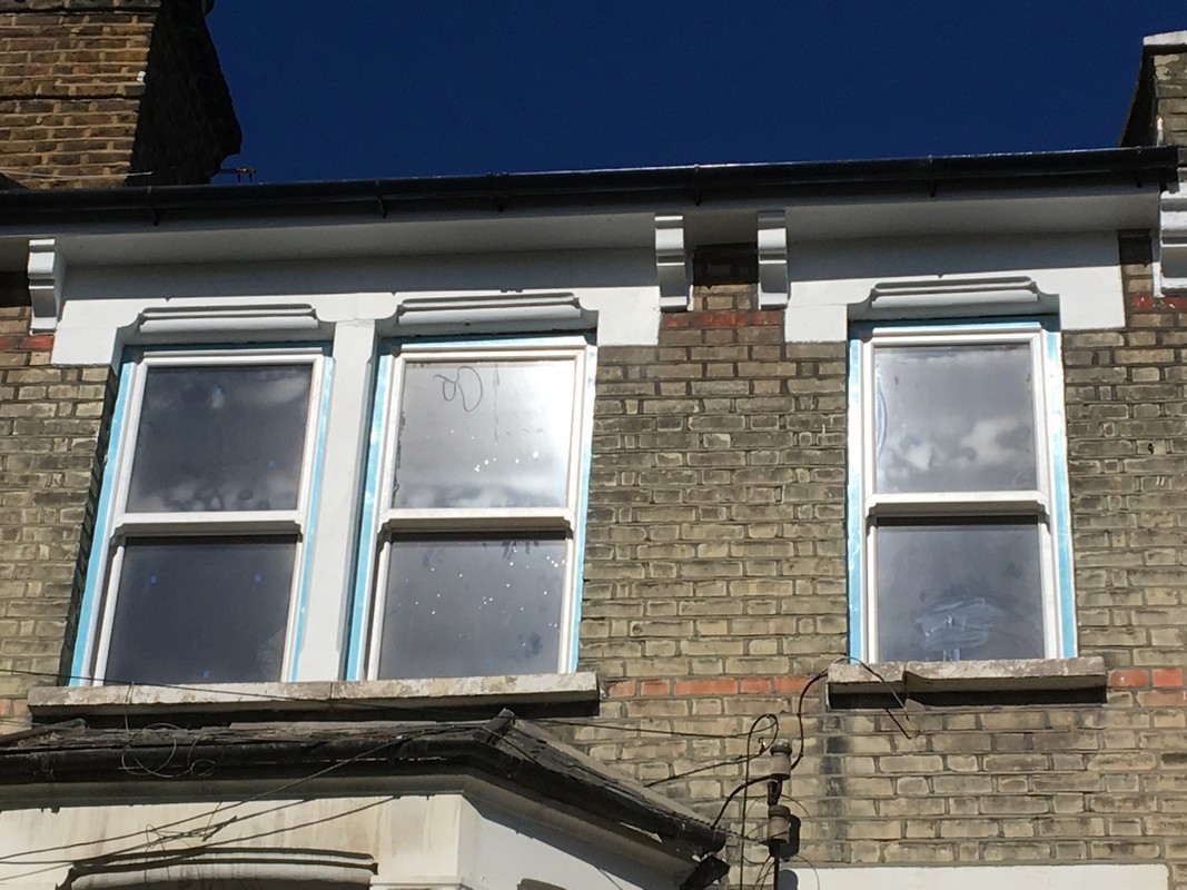 New uPVC sash windows fitted on Victorian terrace in Crouch End
